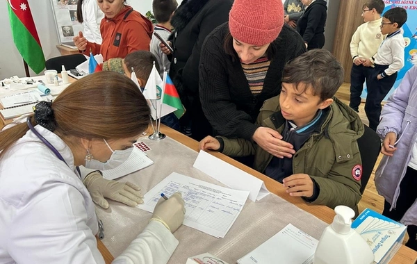Ağdamın balaca sakinləri həkim müayinəsindən keçdilər