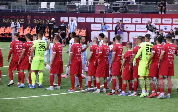 Bakıda keçirilən dünya çempionatında Çexiya Argentinanı məğlub edib