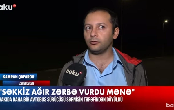 Bakıda sərnişinlə sürücü arasında qalmaqal: Hadisənin təfərrüatı məlum oldu