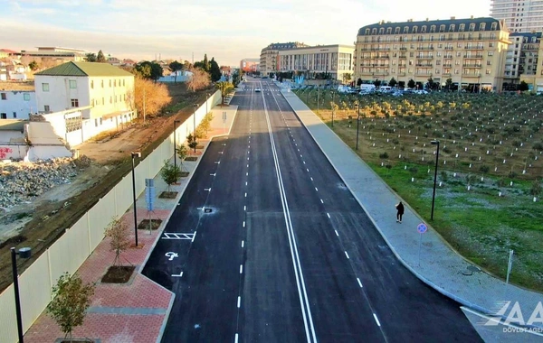 Bakının Süleyman Vəzirov küçəsində yenidənqurma işləri başa çatdırılıb