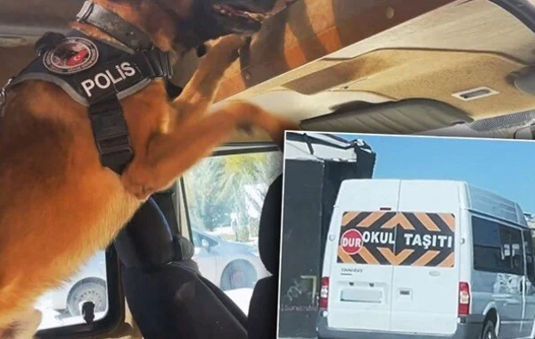 Məktəb servisində 35 kiloqram narkotik tapıldı