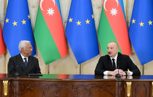 Ильхам Алиев и Антониу Кошта выступили с заявлениями для прессы