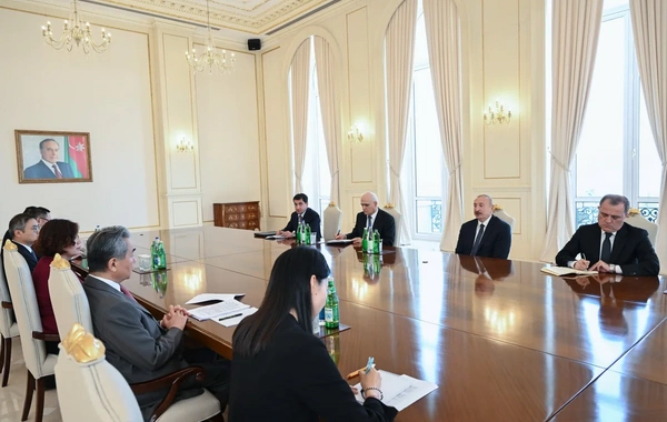 Prezident İlham Əliyev Çin Kommunist Partiyası Mərkəzi Komitəsinin Siyasi Bürosunun üzvünü qəbul edib
