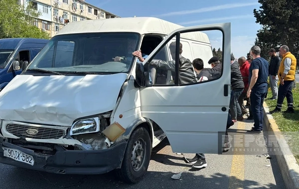 Sumqayıtda zəncirvari qəza olub, xəsarət alanlar var