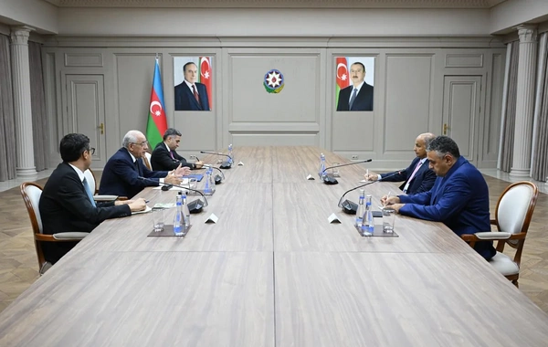 Əli Əsədov Beynəlxalq Üzgüçülük Federasiyasının prezidenti ilə görüşüb