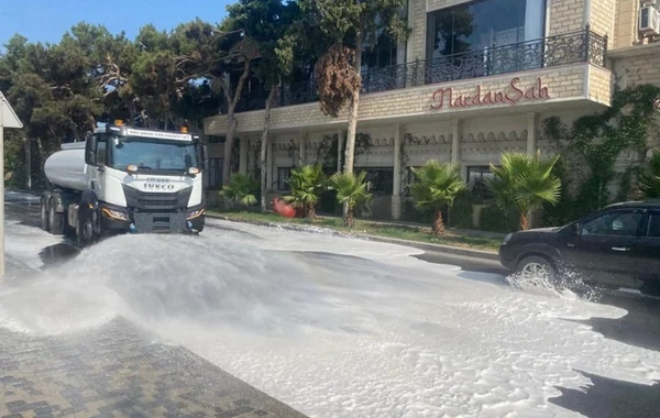 Bugünkü iməcilikdə Bakının 556 küçəsi yuyuldu