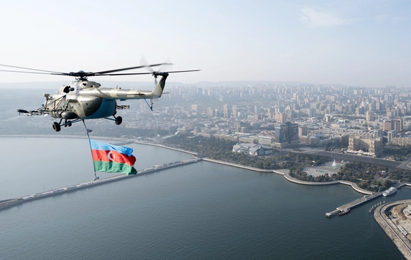 Vətən müharibəsində Qələbənin beşinci ildönümünə həsr olunmuş Hərbi parad keçirilib