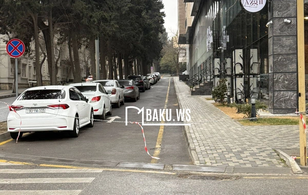 Bakıda parkinq restoran tərəfindən zəbt olunub?