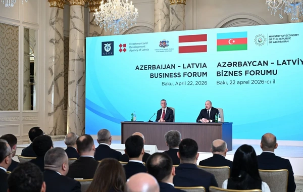 An Azerbaijani-Latvian business forum was held in Baku
