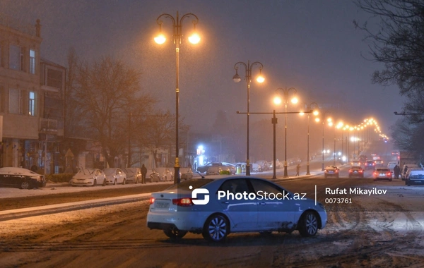 Bəzi yollar buz bağlayacaq - XƏBƏRDARLIQ