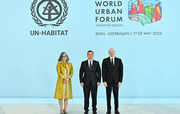В Баку состоялась церемония открытия WUF13: на мероприятии выступил Ильхам Алиев