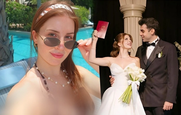 Sihirli Annemin aktrisasının BAL AYINDAN FOTOLARI YAYILDI