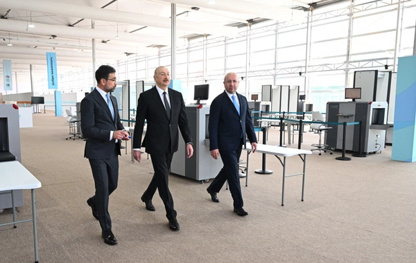 Prezident İlham Əliyev Bakı Olimpiya Stadionunun ərazisində WUF13 ilə bağlı görülən işlərlə tanış olub