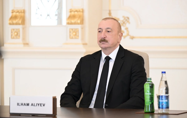 İlham Əliyev "Avropa Siyasi Birliyi"nin 8-ci Zirvə toplantısında videobağlantı formatında çıxış edib