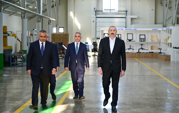 Xocalının Ballıca kəndində ofis mebelləri və mebel aksesuarlarının istehsalı müəssisəsi açılıb