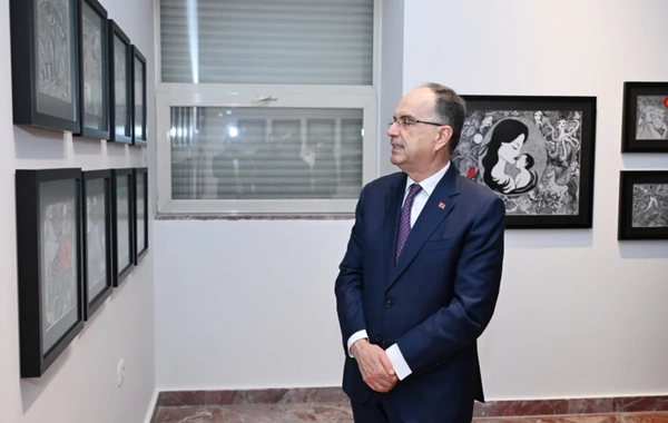 Leyla Əliyeva Tiranada Albaniya Prezidenti Bayram Beqay ilə görüşüb