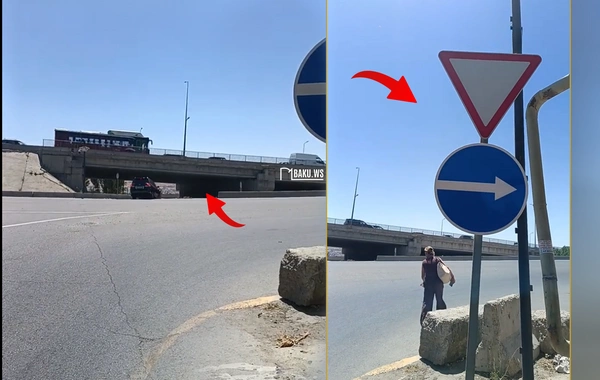 Biləcəridə yeni yol nişanı ilə bağlı narazılığa AYNA-dan RƏSMİ CAVAB