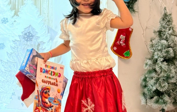 Leyla Əliyevanın təşəbbüsü ilə Gəncədə uşaq evində Yeni il tədbiri keçirilib