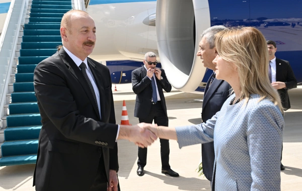 İlham Əliyev Türkiyəyə işgüzar səfərə gedib - FOTO