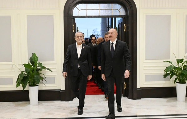Bişkekdə Azərbaycan və İran prezidentlərinin görüşü keçirilib