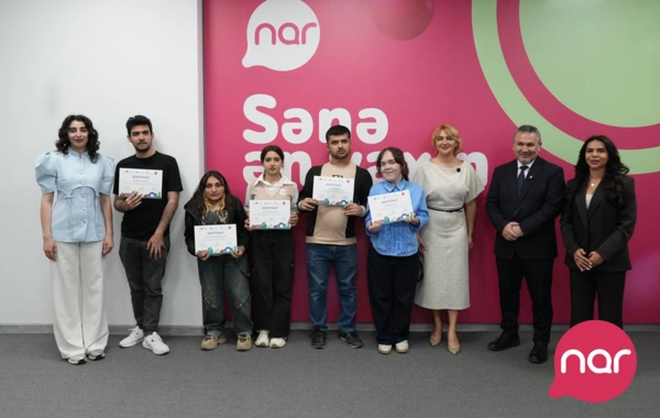 "Nar" WUF 13 çərçivəsində inklüziv təcrübə proqramı iştirakçılarını təltif edib