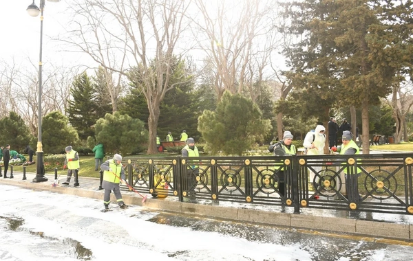 Bugünkü iməcilikdə Bakının 537 küçəsi yuyulub