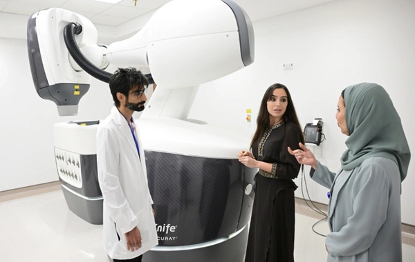 Leyla Aliyeva visited the Comprehensive Cancer Treatment and Research Center in Muscat