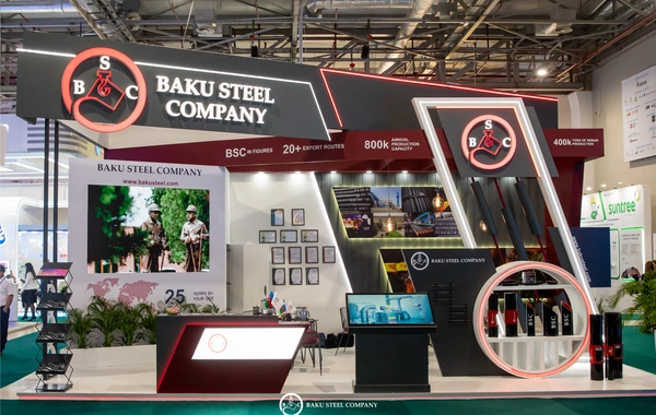 Baku Steel Company Caspian Oil & Gas 2026 sərgisində