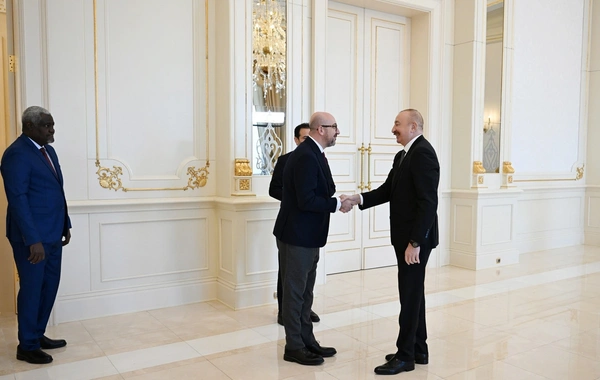 İlham Əliyev "Zayed İnsan Qardaşlığı Mükafatı" ilə bağlı nümayəndə heyətini qəbul edib