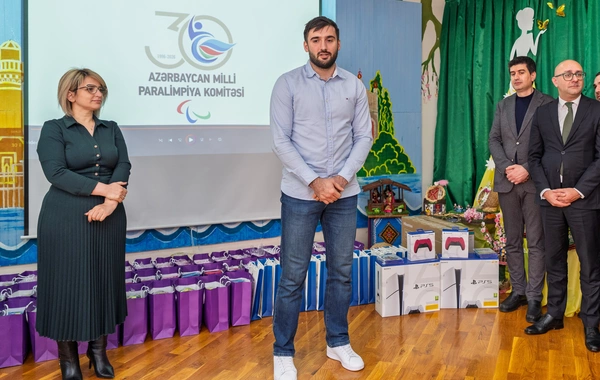 Azercell Milli Paralimpiya Komitəsi ilə birgə 3 saylı Uşaq evini ziyarət edib