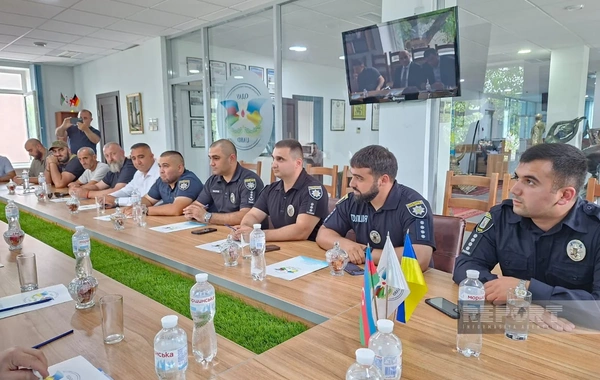 Ukrayna Milli Polisində xidmət edən azərbaycanlılar mükafatlandırılıb