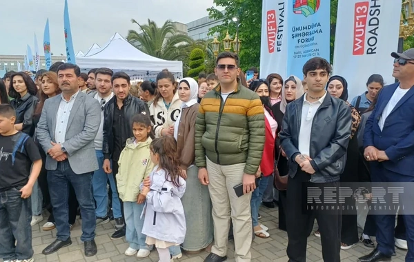 WUF13 Festivalının ictimai proqramına 9 mindən çox iştirakçı qatılıb