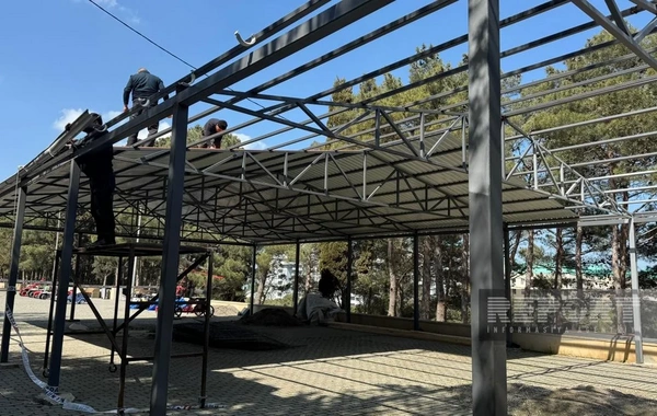 Sumqayıtda qanunsuz tikili sökülür