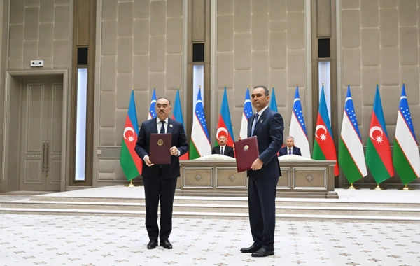 Daşkənddə Azərbaycan-Özbəkistan sənədlərinin imzalanması və mübadiləsi mərasimi olub
