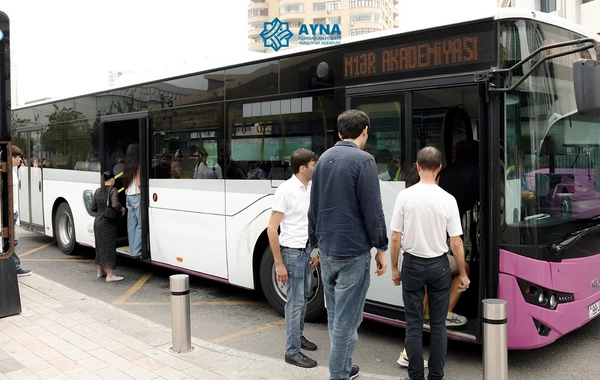 M1 nömrəli ekspres avtobuslara ikinci validator quraşdırılır