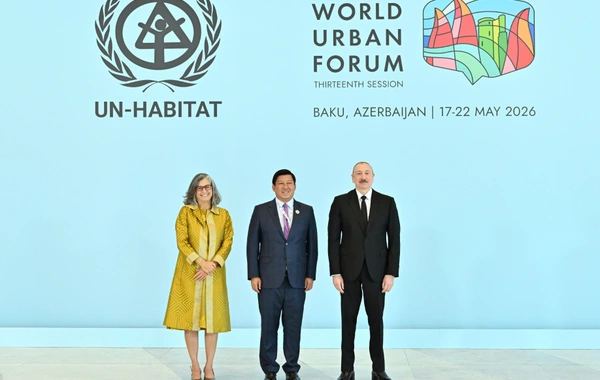 İlham Əliyev Ümumdünya Şəhərsalma Forumunun 13-cü Sessiyasının açılış mərasimində iştirak edir