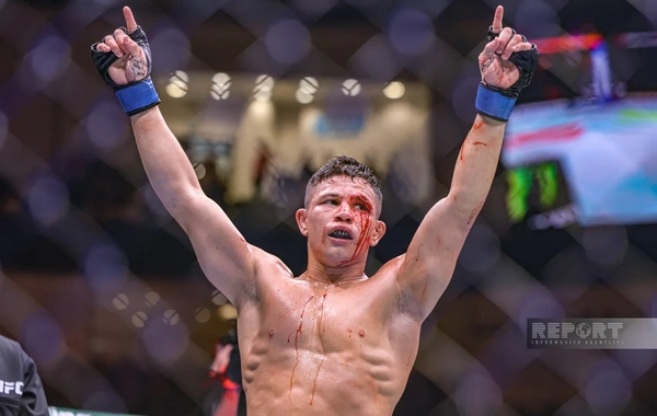 Bakıda tarixi UFC gecəsi: Fiziyevdən möhtəşəm qələbə - FOTOREPORTAJ