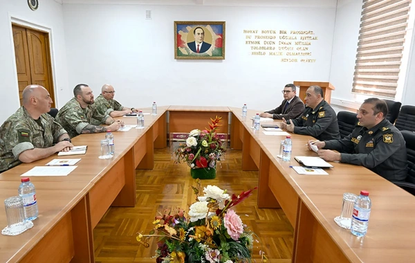 Litva Hərbi Akademiyasının nümayəndə heyəti Azərbaycanda səfərdədir