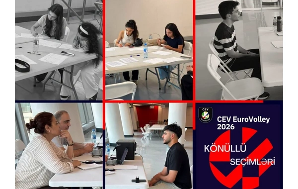 Qadın voleybolçular arasında Avropa çempionatının könüllüləri müəyyənləşib