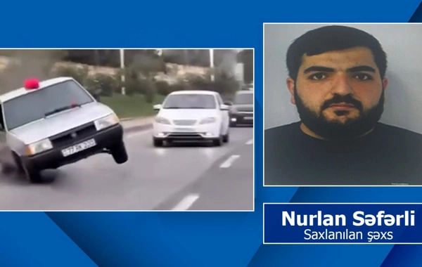 Toy karvanında avtoxuliqanlıq edən sürücü saxlanılıb