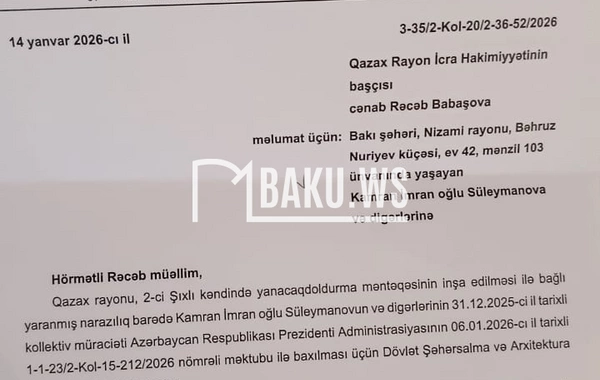 Qazaxın İkinci Şıxlı kəndində yanacaqdoldurma məntəqəsi və TIR parkı tikilir? - NARAZILIQ