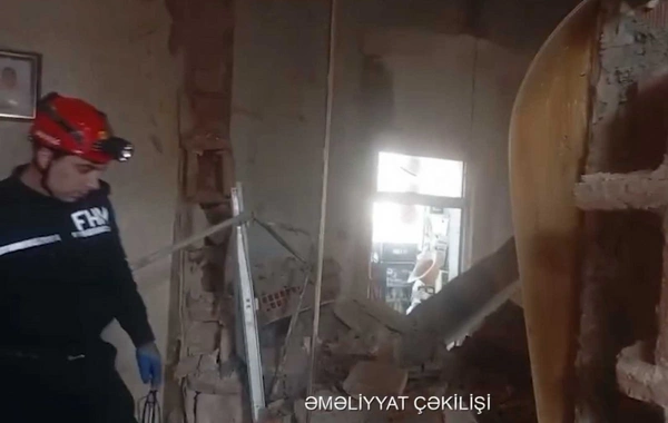 Qazaxda evdə partlayış olub, xəsarət alan var