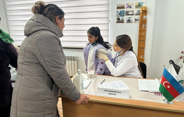 Ağdamın balaca sakinləri həkim müayinəsindən keçdilər