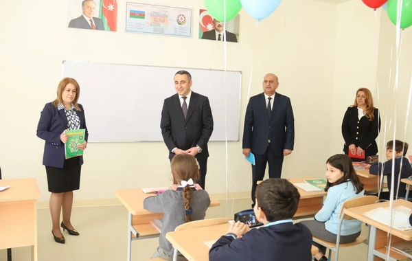 Ağdam şəhər 1 nömrəli tam orta məktəbdə tədris prosesinə başlanılıb