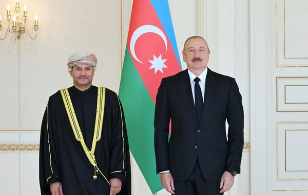 The President received the newly appointed Ambassador of the Sultanate of Oman to Azerbaijan