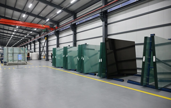 Prezident İlham Əliyev Sumqayıt Sənaye Parkında güzgü vərəqələrin istehsalı zavodunun açılışında iştirak edib