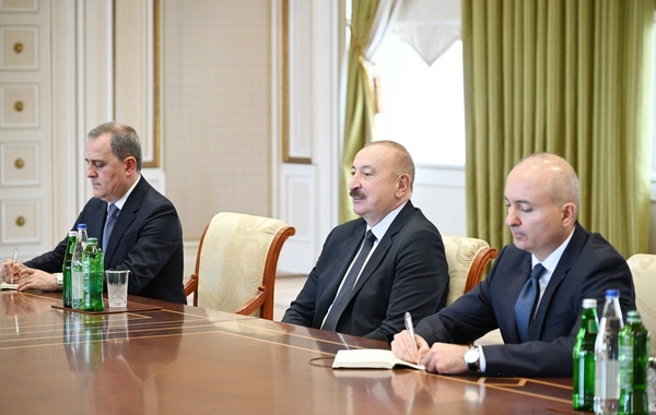 İlham Əliyev ATƏT-in fəaliyyətdə olan sədrini qəbul edib