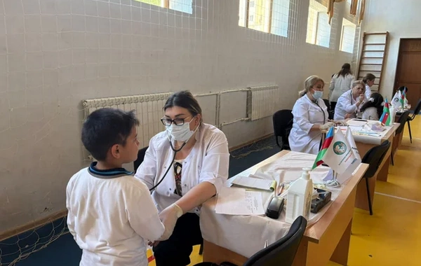 Səhiyyə Nazirliyi Xankəndidə uşaqlar üçün tibbi aksiya keçirdi