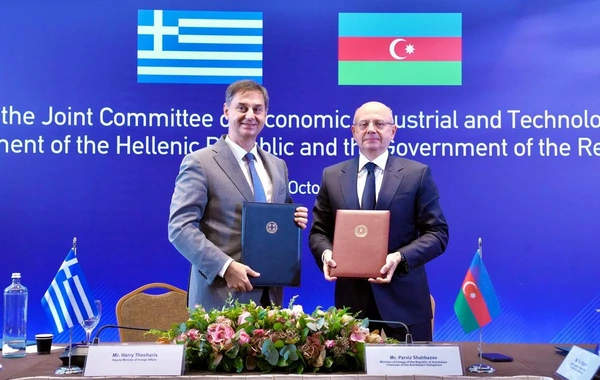 Azərbaycan və Yunanıstan turizm sahəsində 3 illik fəaliyyət planı imzalayıb