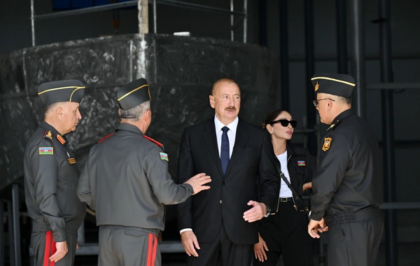Prezident İlham Əliyev Hərbi Dəniz Qüvvələrində olub